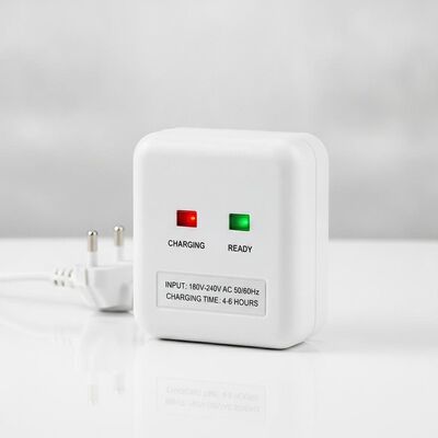Standard-Ladegerät mit LED-Ladestatusindikator, 4-6 Stunden Ladezeit und 180-240 V Wechselstrom-Eingang