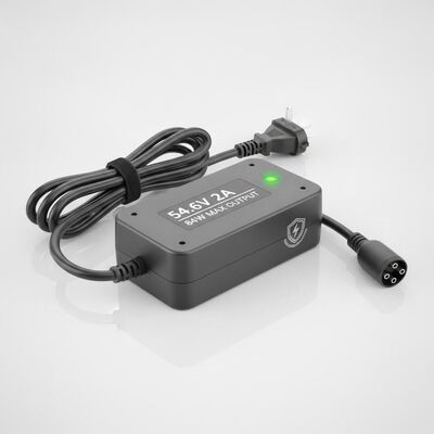 54.6V 2A Ebike-Batterieladegerät mit 84W maximaler Ausgangsleistung und Überlastschutz für Elektrofahrräder und Motorräder